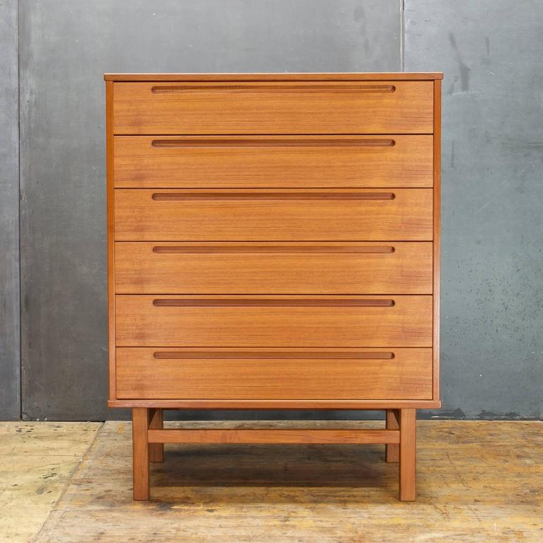 Mid Century Danish Modern Teak Tall Highboy Dresser By Minimalist Mid Century Danish Modern Teak Tall Highboy Dresser By Minimalist Jonsson Hjn Clean Example