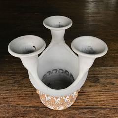 Taino Tribal Masks Candelabra Los Artesanos Caribbean Puerto Rican Pottery