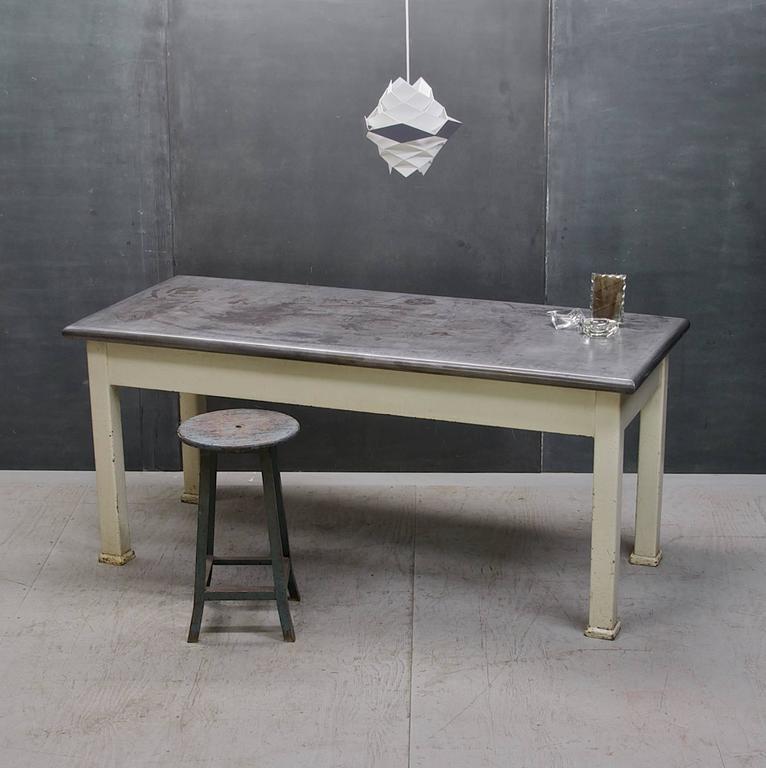 Farmhouse Kitchen Island Steel Work Table Victorian ...