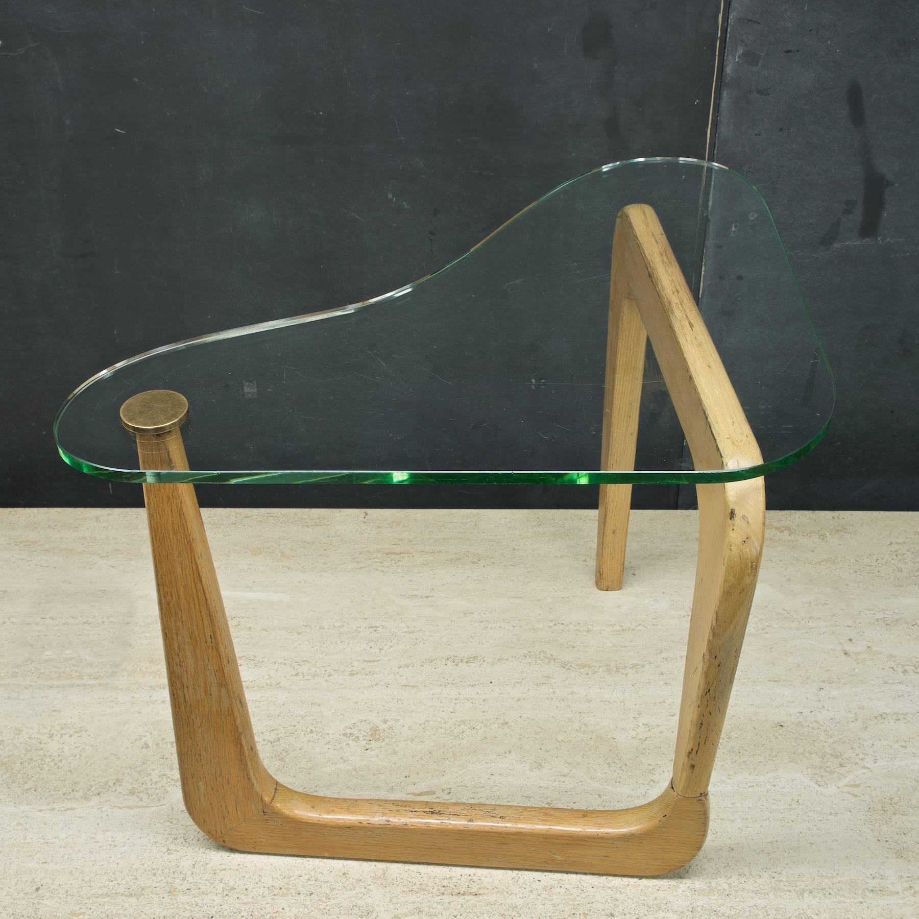 Mid-Century Modern 1950s Mid-Century Organic Louis Sognot style Vintage Atomic Boomerang Table