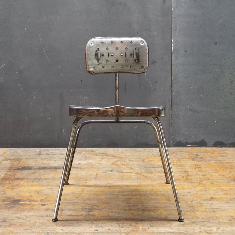Vintage Industrial Workshop Chair Assemblage Mid-Century Art Deco Parts ...