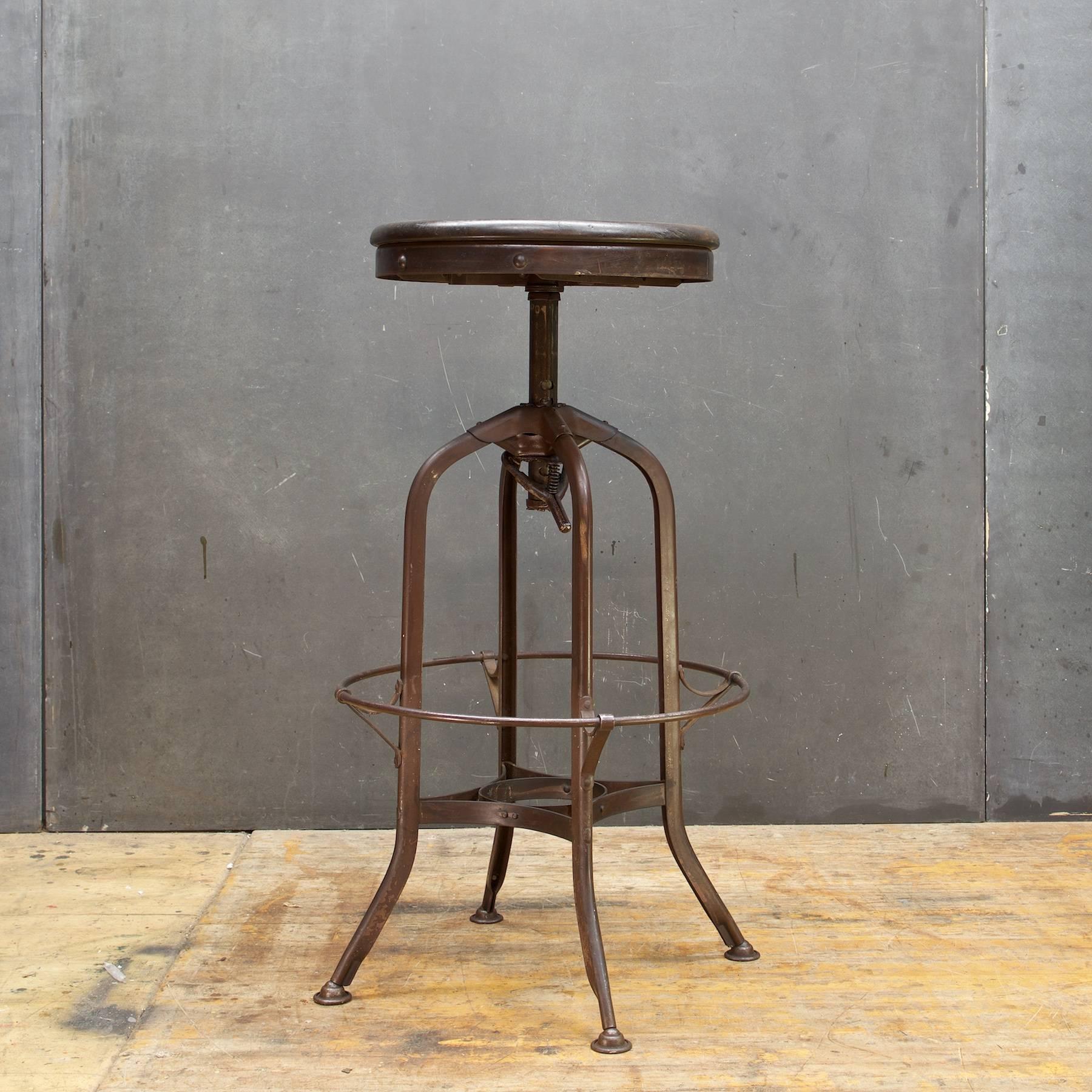 vintage toledo stool