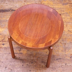 Jens Quistgaard Petite Teak Flip-Top Table Iconic, Mid-Century Danish Design