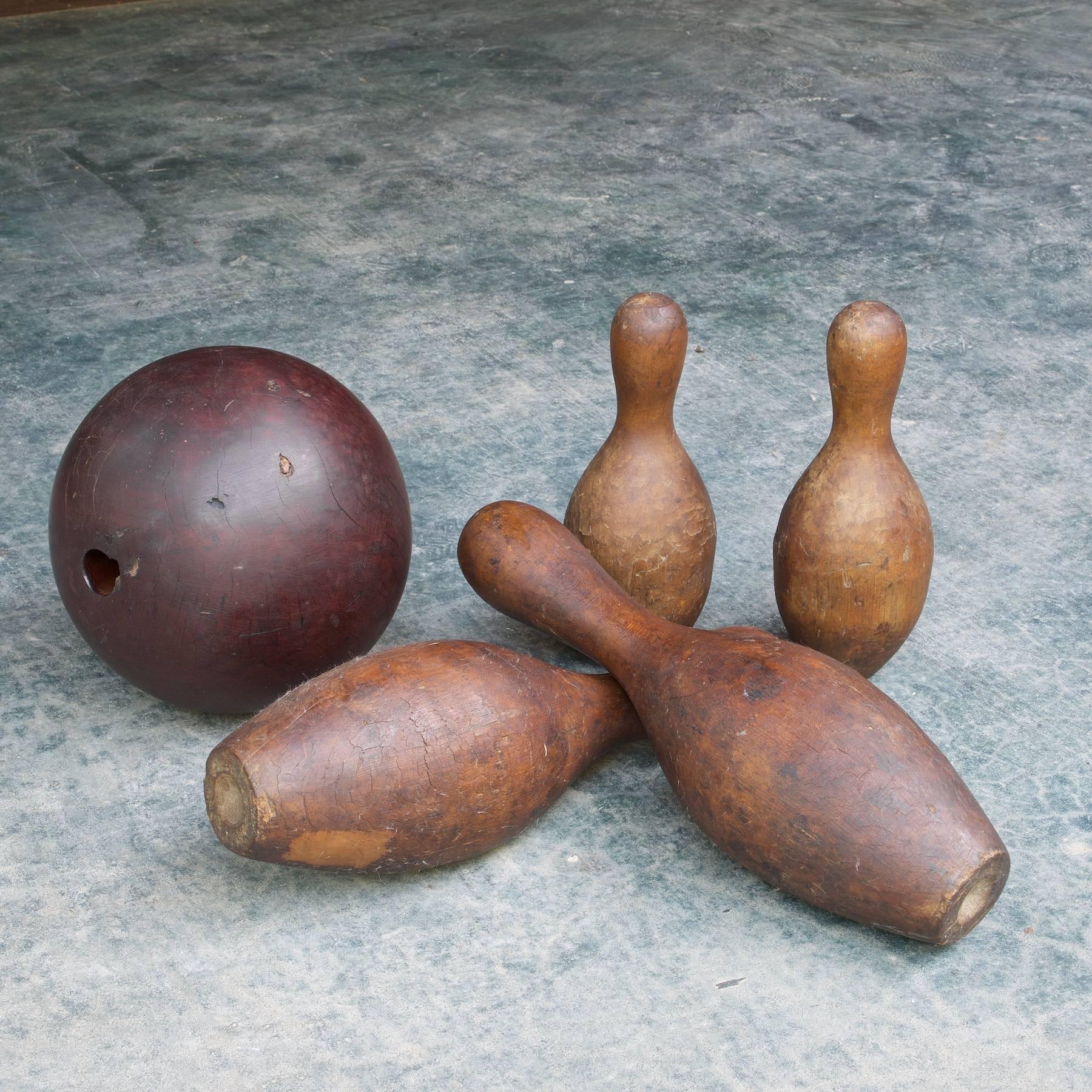 antique bowling balls