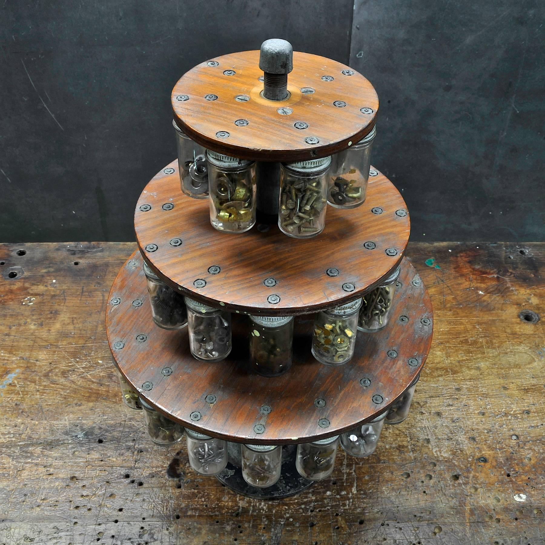 Machine-Made Old American Craftsmans Workshop Odds and Ends Hardware Carousel Tree