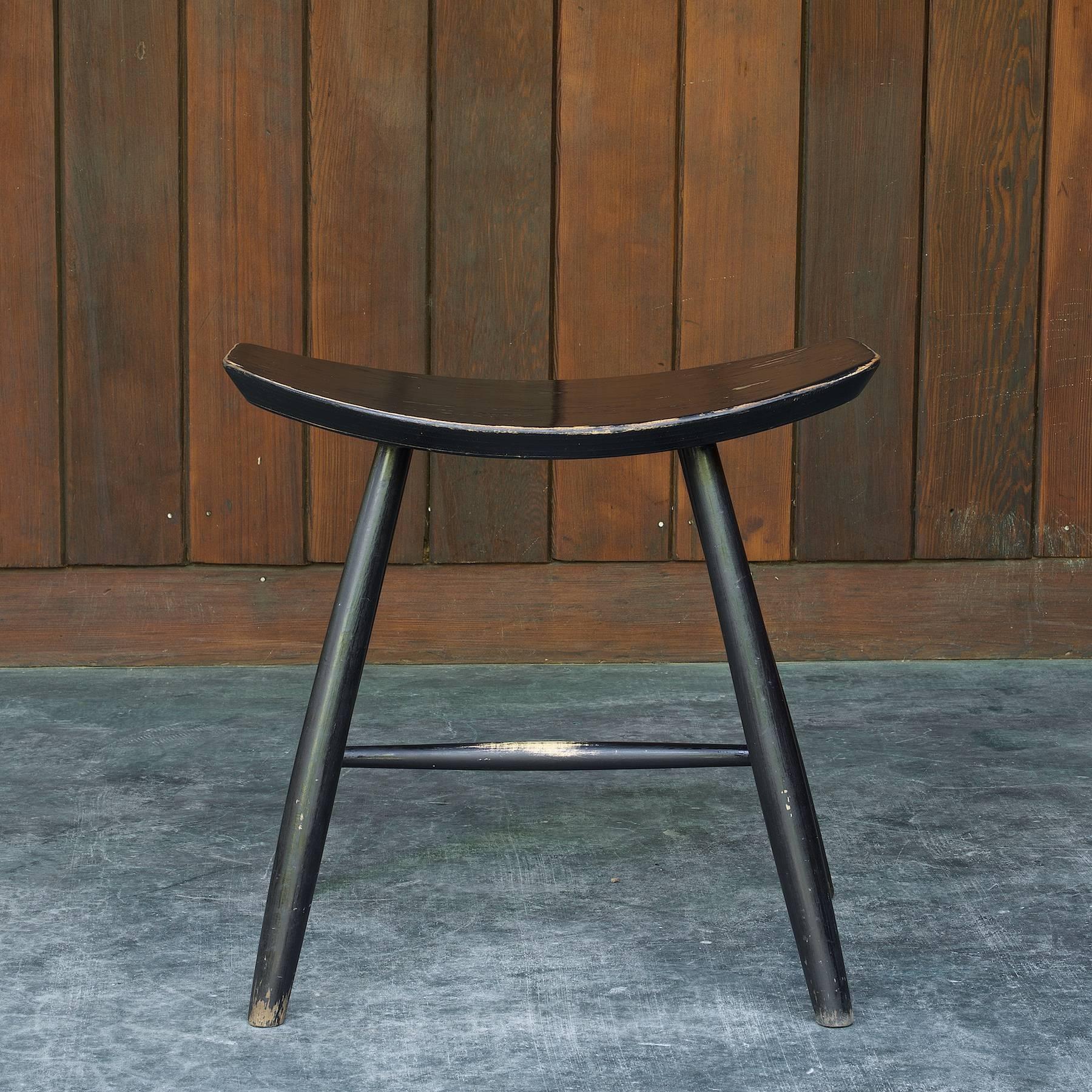 Tight and strong little milking stool. Or room accent, towel prop.