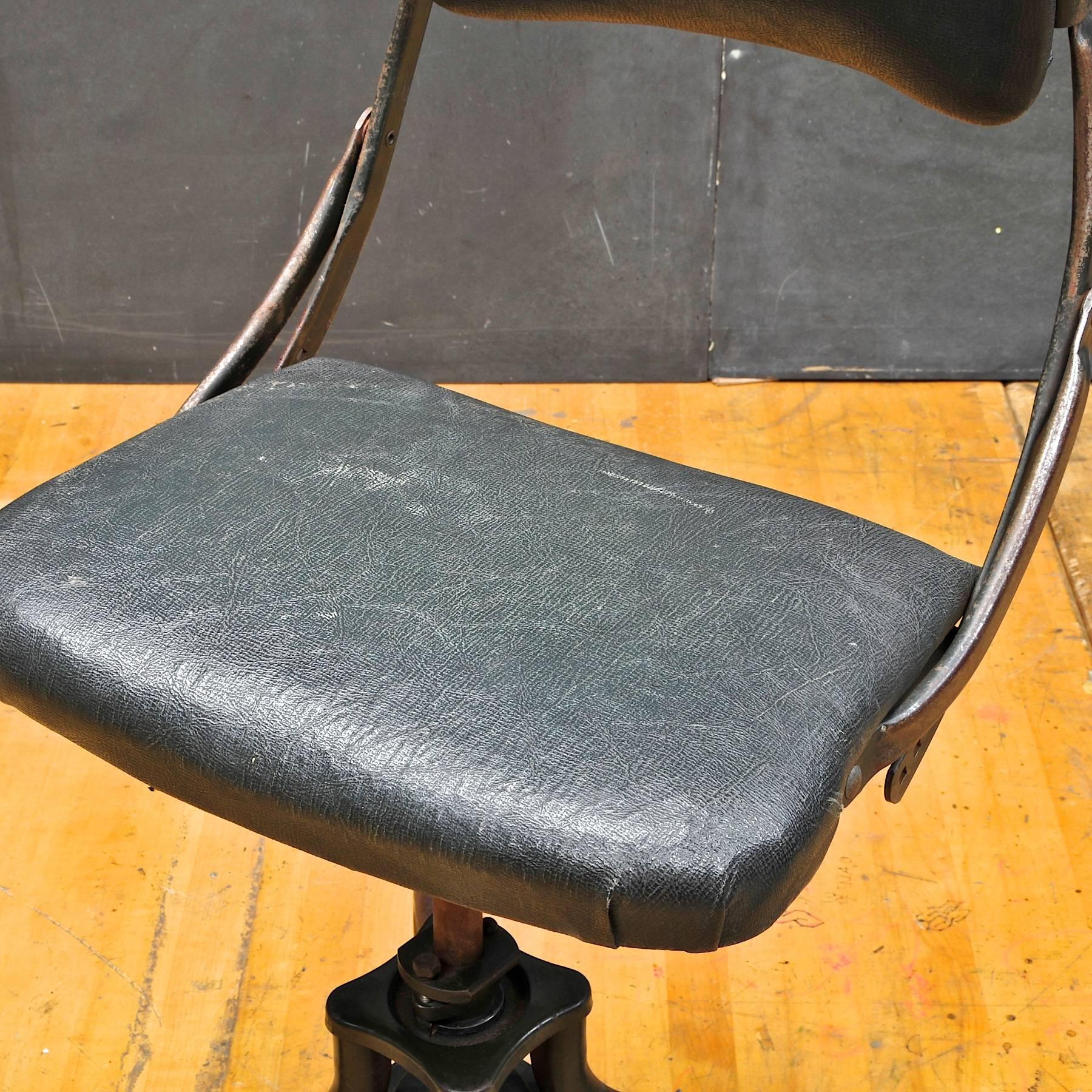 vintage industrial office chair