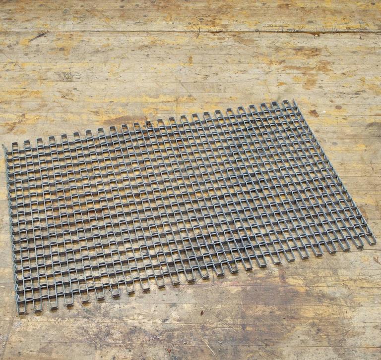 Architectural Salvage Linked Metal Industrial Door Mat At 1stdibs