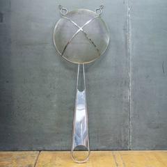 Monumental Giant Pop Art Chrome Strainer C.Jere