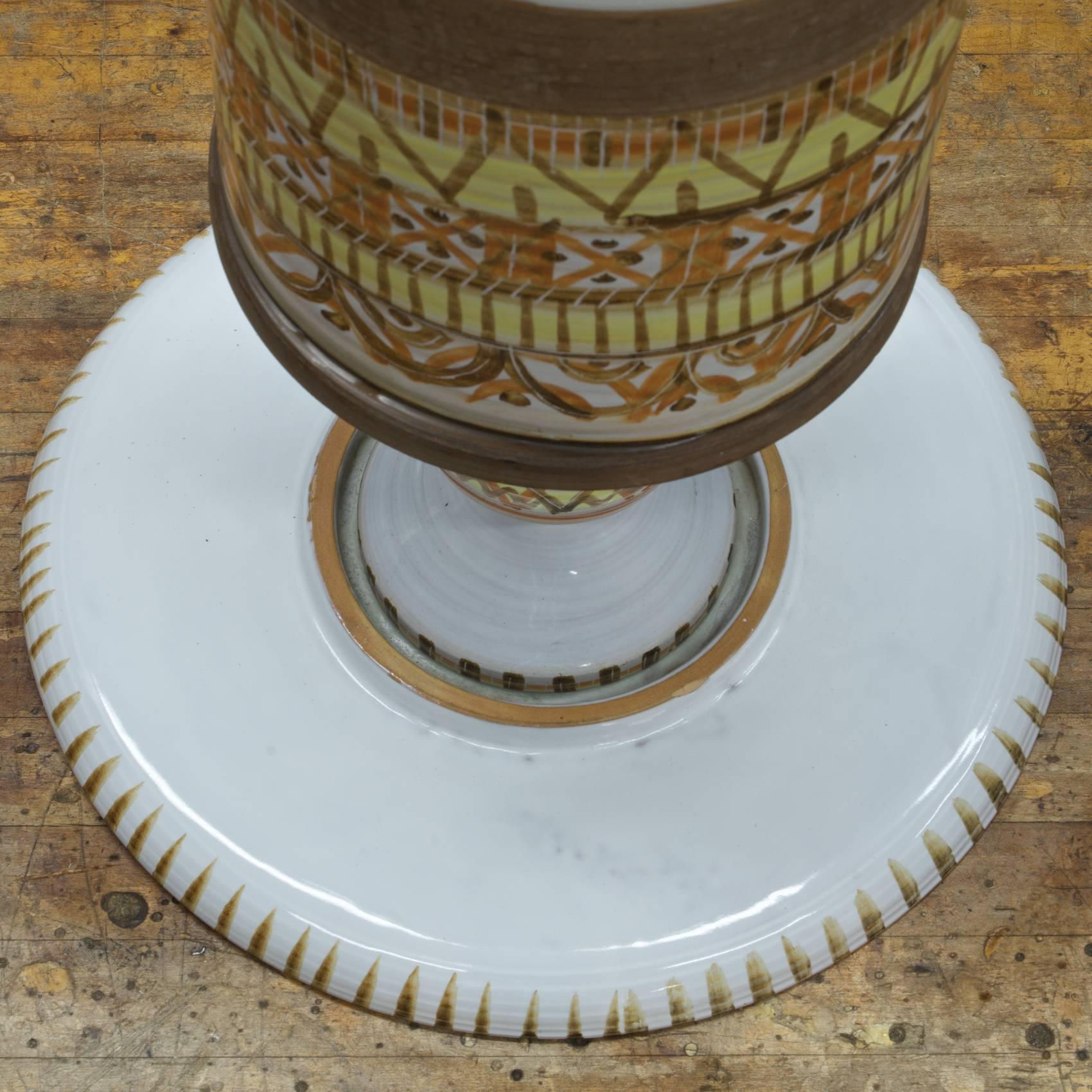 Bitossi Kleiner Cocktailtisch aus Keramik (Glasiert) im Angebot