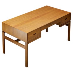 Bureau de direction danois en teck n° 80, Iversen Kjersgaard, vintage, milieu du siècle, années 1960