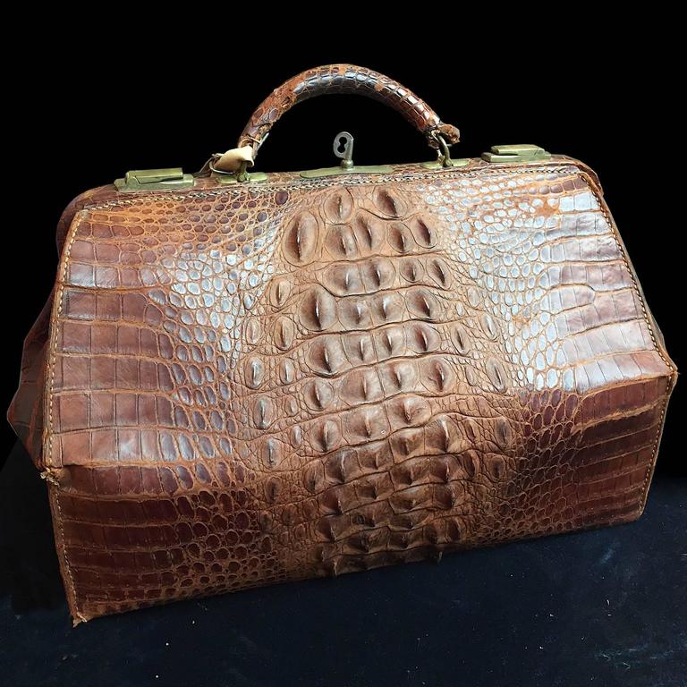 crocodile luggage bag
