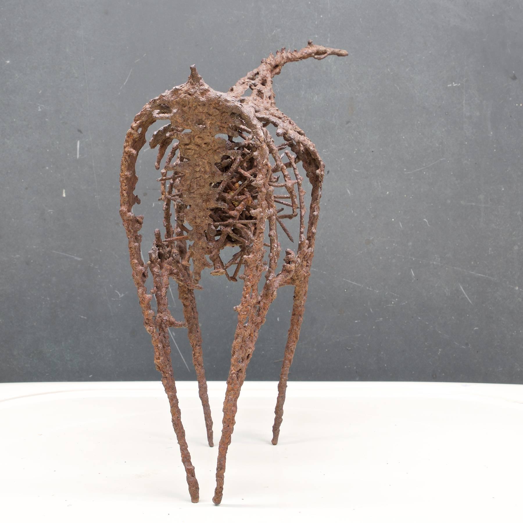 welded animal sculptures