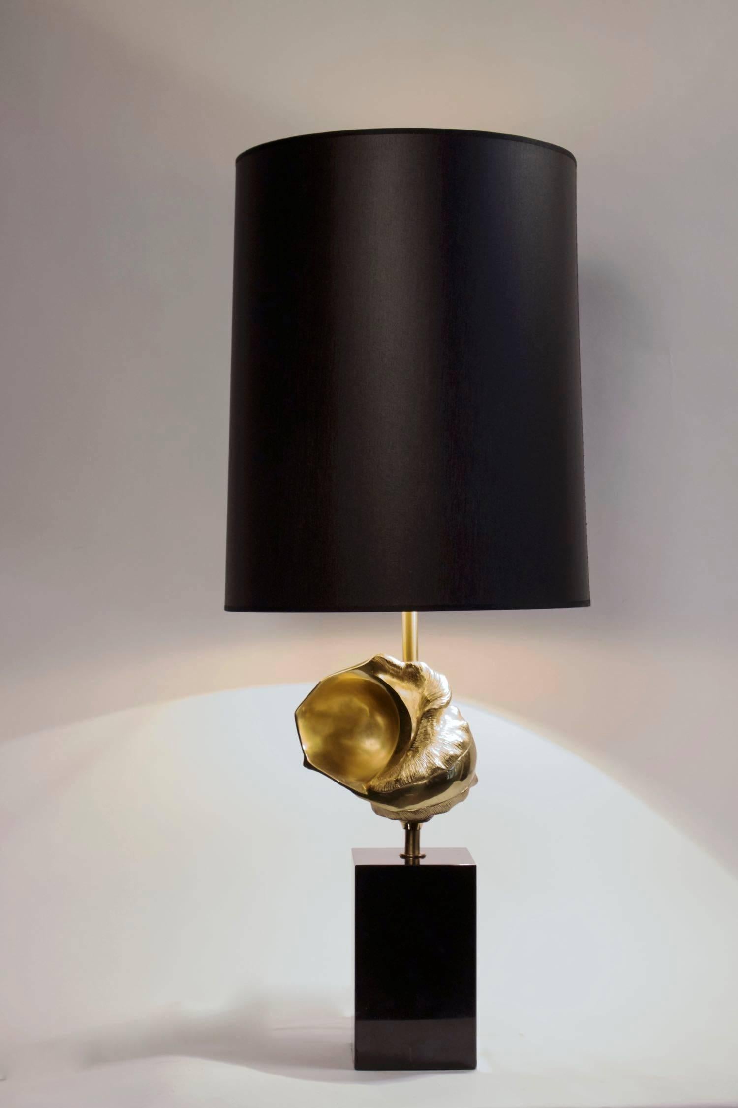 Late 20th Century 1970s Lampe en bronze 