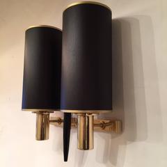 Pair of 1950s Sconces by Maison Arlus
