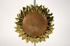 1970s Double-Sided Sunflower Model Table Lamp by Chrystiane Charles