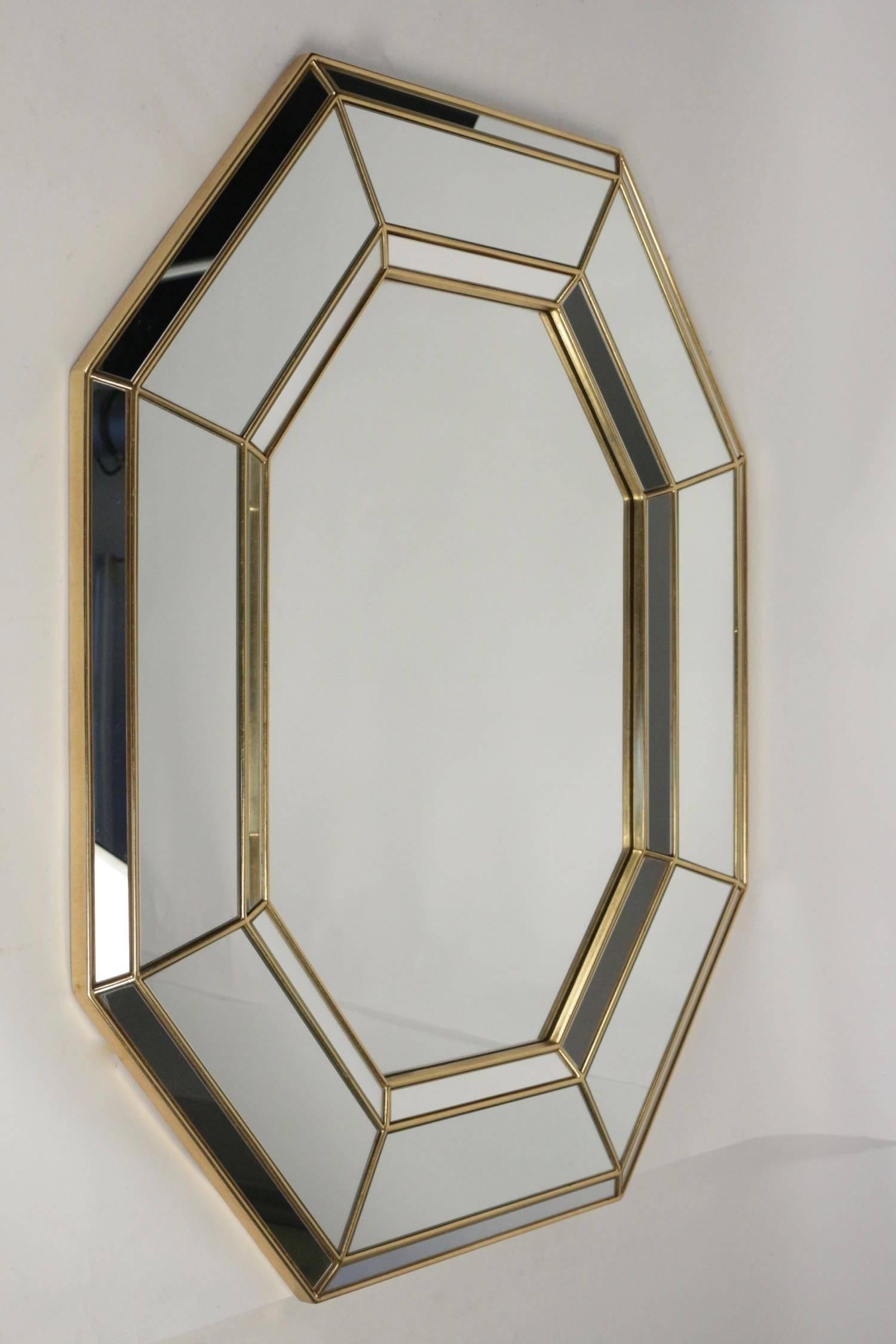 Mid-20th Century 1960s Cut Edges Mirror by Maison FlorArt
