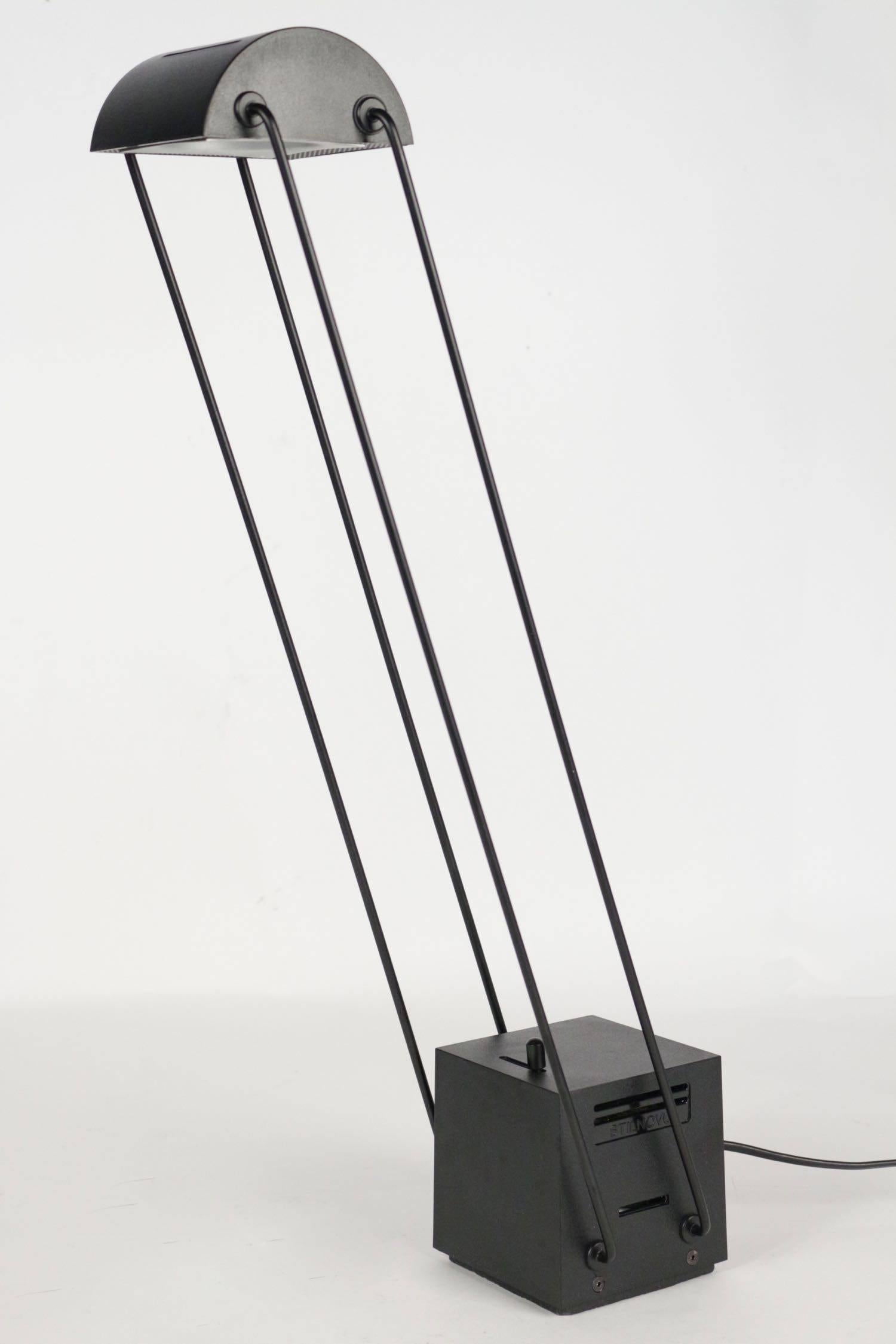 Lacquer Stilnovo Desk Lamp by Asahara Shigeaki, Model 