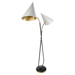 1960 Lámpara de pie orientable Maison Roche