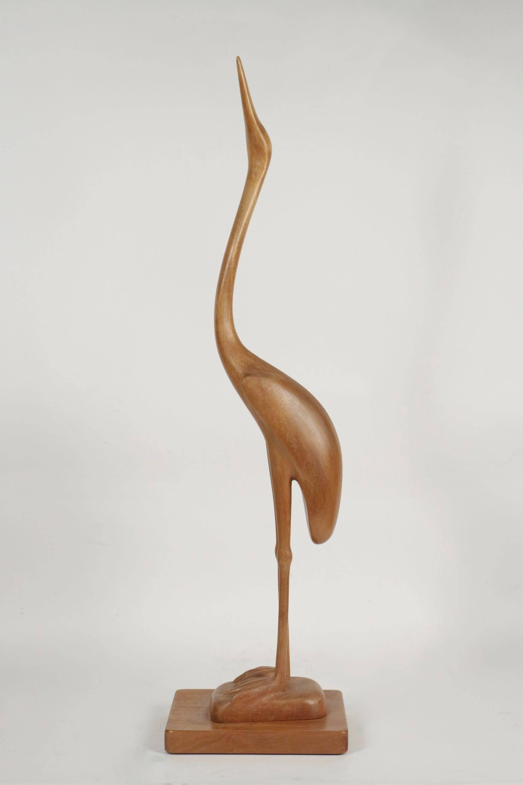 Unique Heron sculpture by Sakari Pykälä, 1962.
Signed by the artist.


