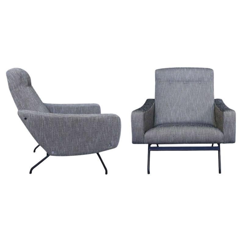 Paire de fauteuils Gilbert Steiner, édition Steiner, France, 1960 en vente