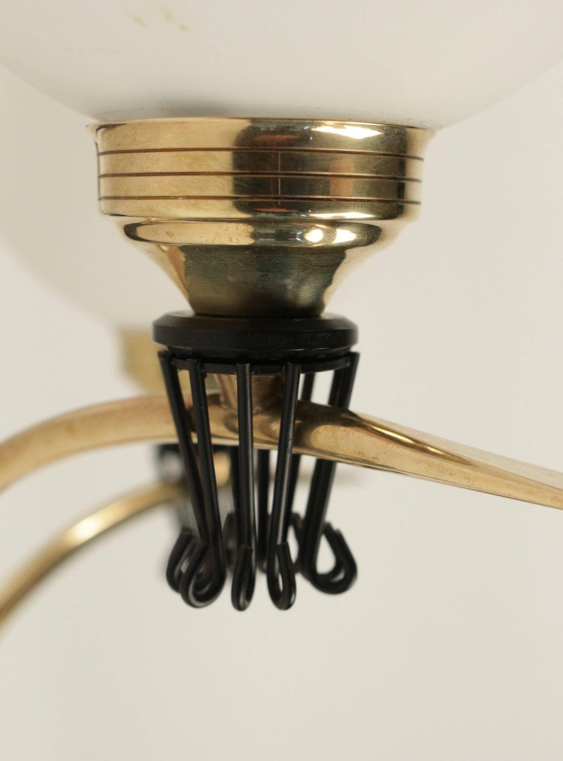 Mid-20th Century Large Pair of Sconce in the style of Maison Stilnovo, 1950