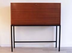 1950 Drop Front Secretary Desk in Teak by Børge Mogensen