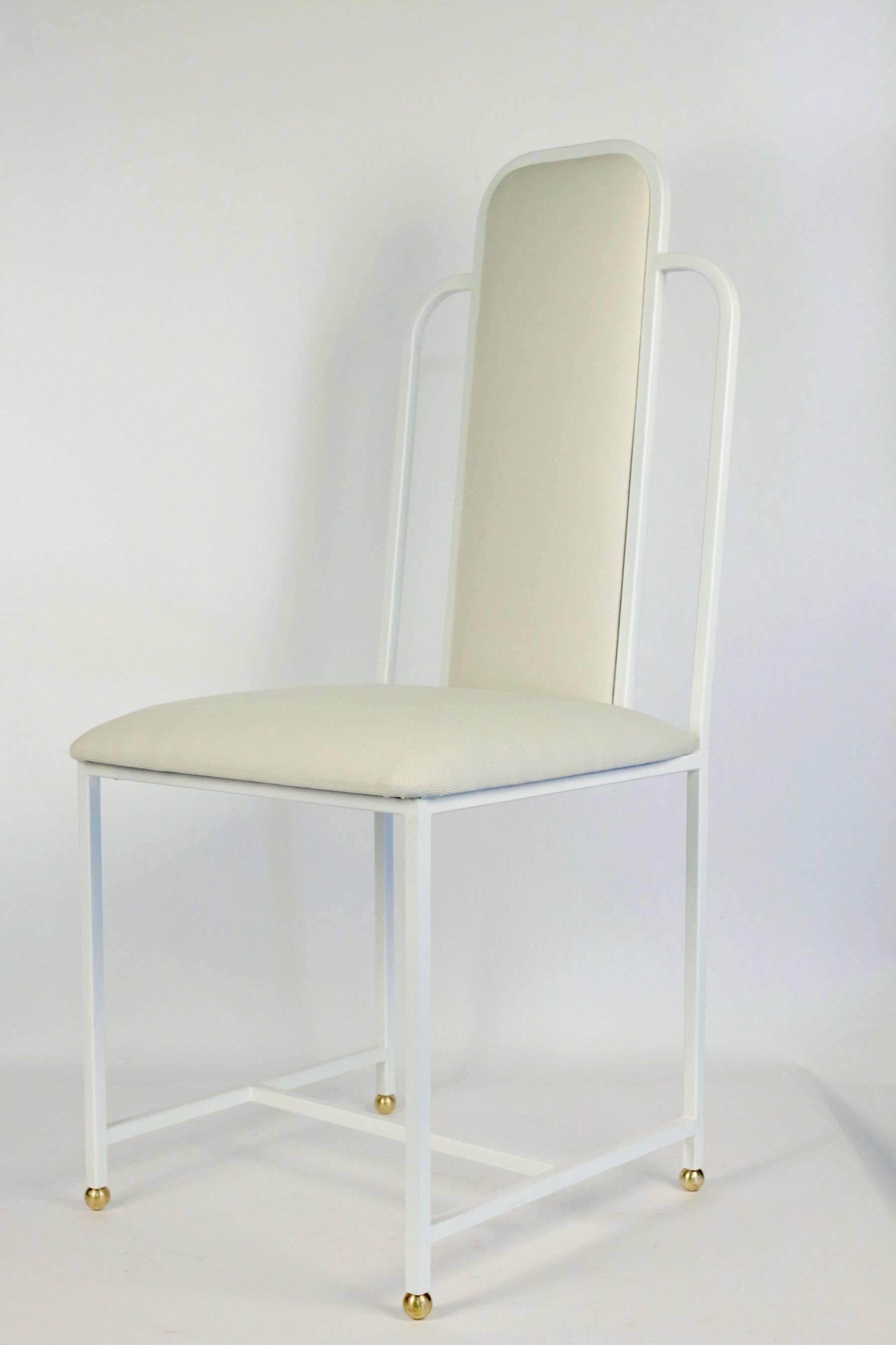 French Set of Six 1970s Chairs by Maison Roche For Sale