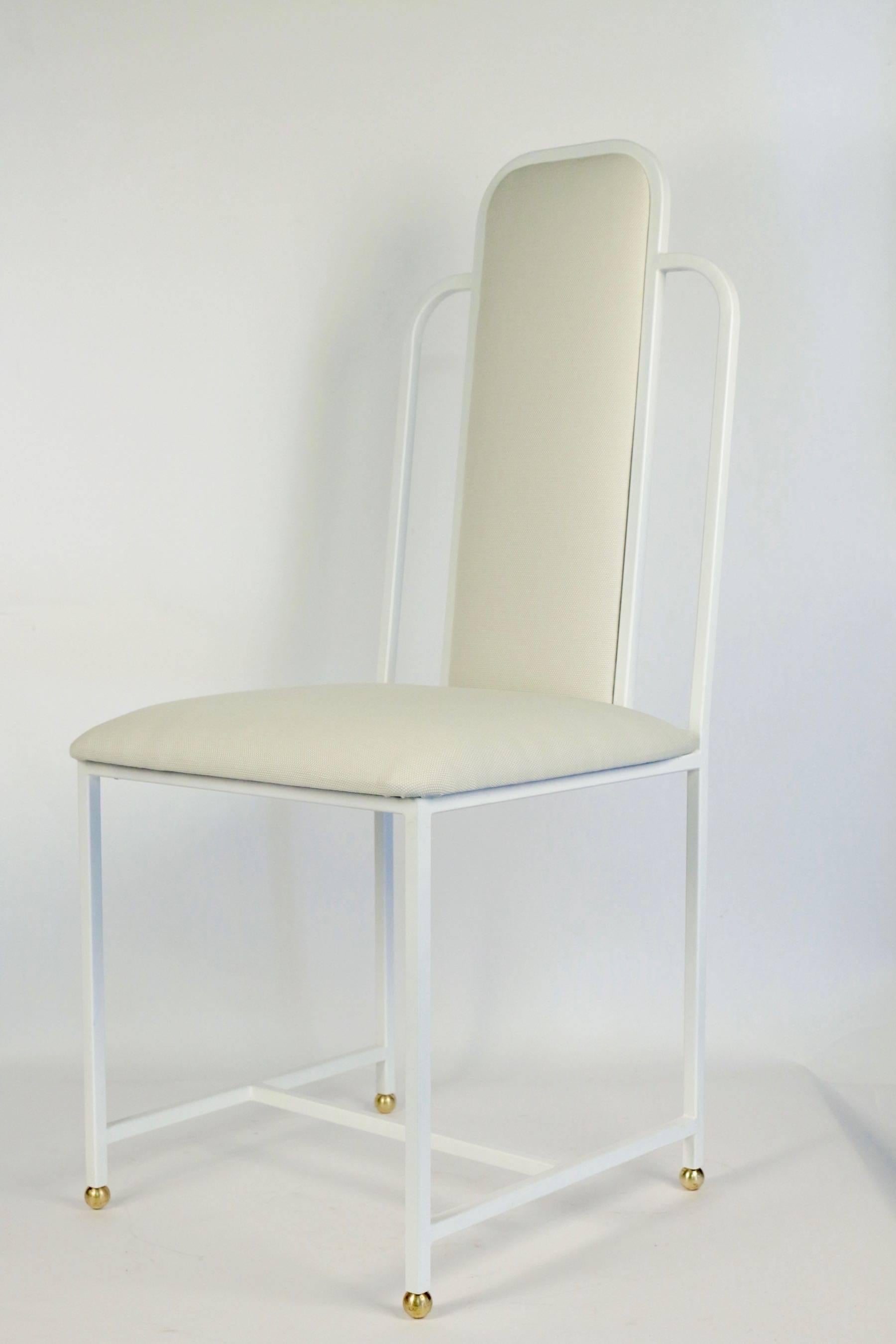 French Set of Six 1970s Chairs by Maison Roche For Sale