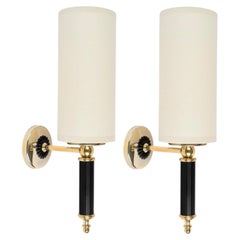 1950, Coppia di lampade da parete Maison Arlus