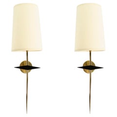 Grande paire d'appliques, Maison Arlus, 1950
