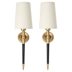 1960: Pair of “Torchères” wall sconces by Maison Roche