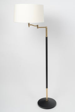 1970 Pair of Maison Roche Articulated Reading Lamps