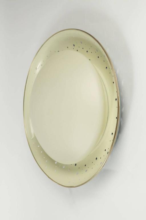 1960s Large Round Wall Light by Ernest Igl for Hillebrand For Sale at 1stdibs