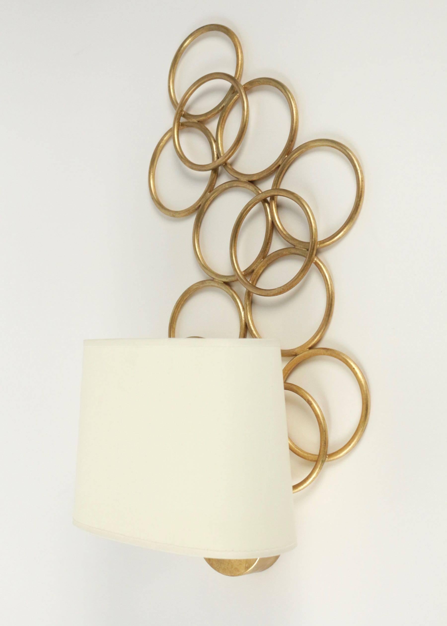 French 1970s Pair of Maison Honore Sconces