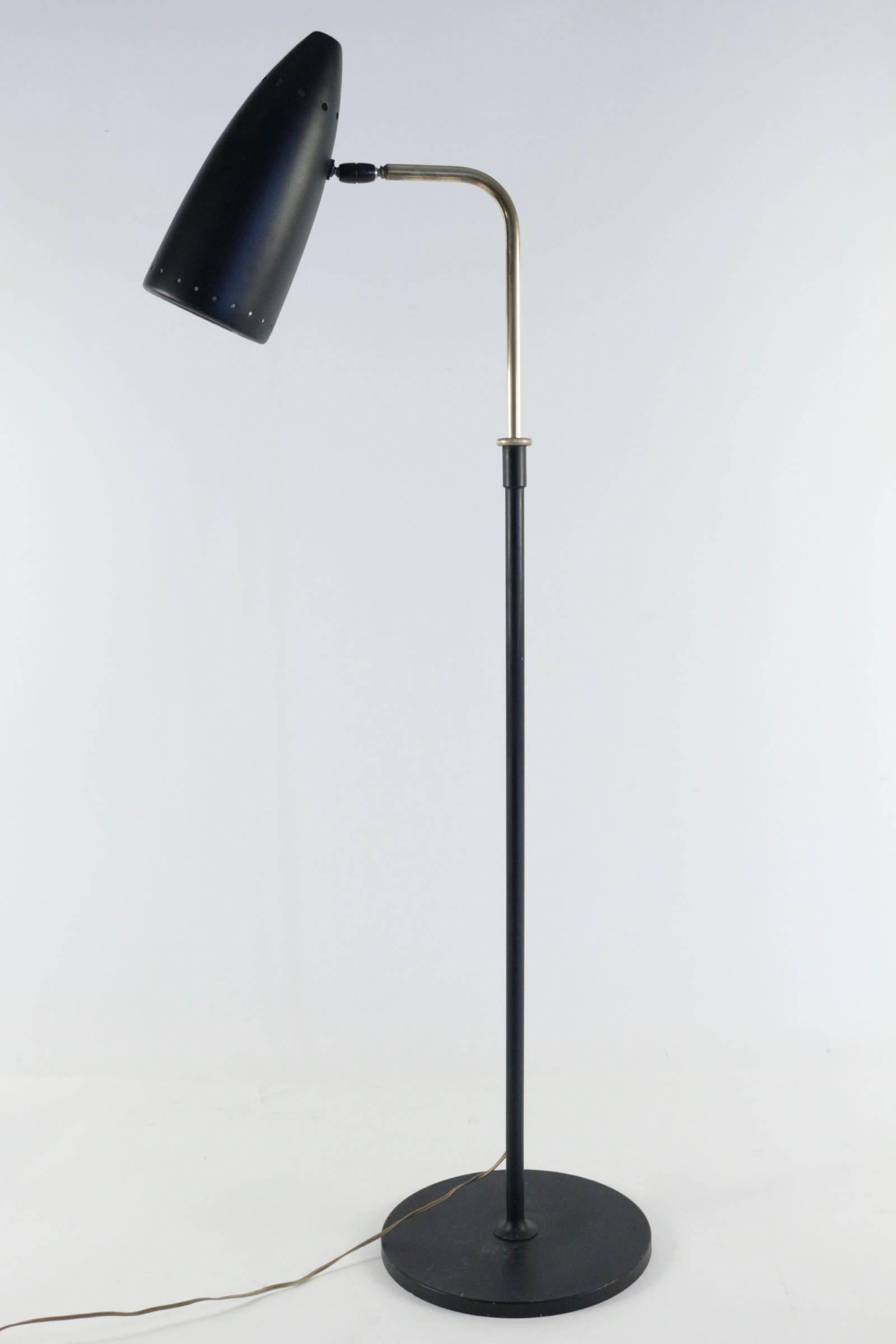Metal 1950s, Floor Lamp in the Style of Pierre Guariche