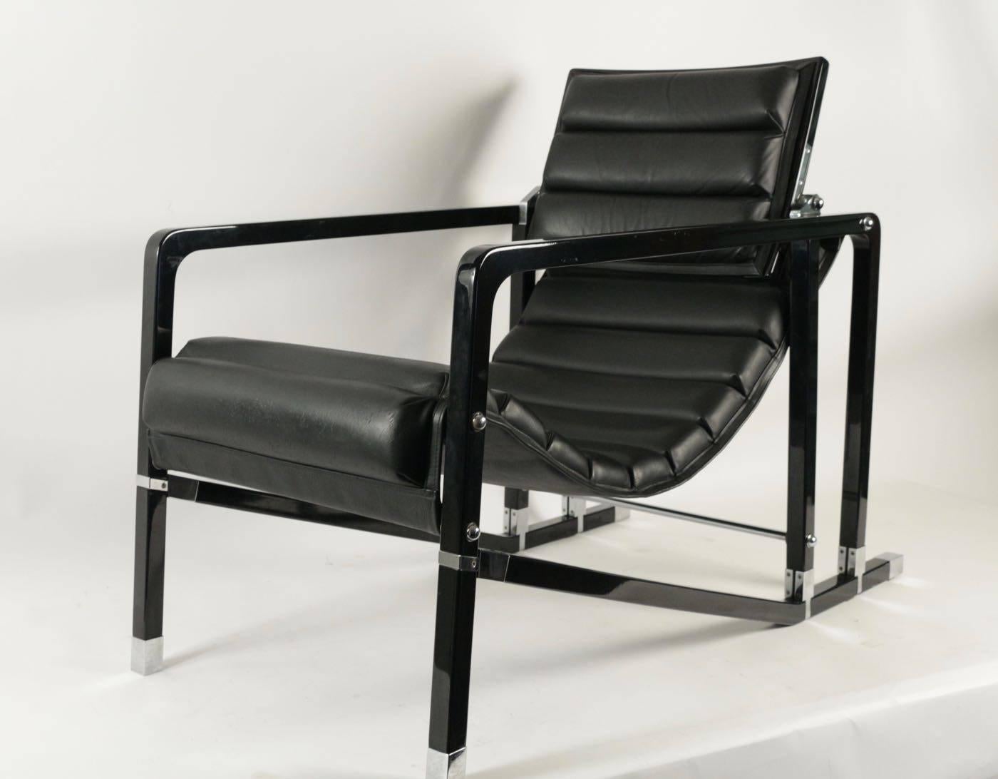 Eileen Gray Transat Chair, Ecart International Edition In Good Condition In Saint-Ouen, FR