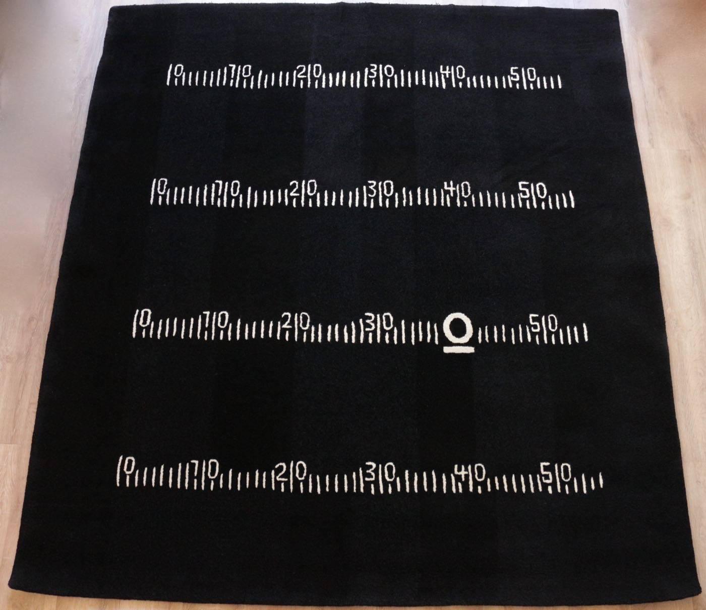 French Eileen Gray Black Board Carpet edition Ecart International