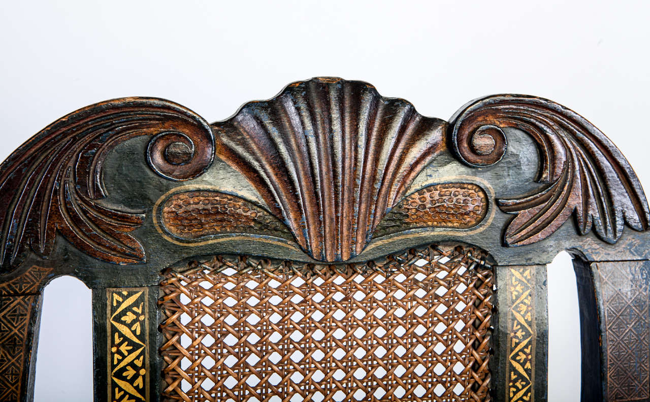 Ensemble de six chaises de salle à manger du 18ème siècle, Angleterre, 1750 Bon état - En vente à Rome, IT