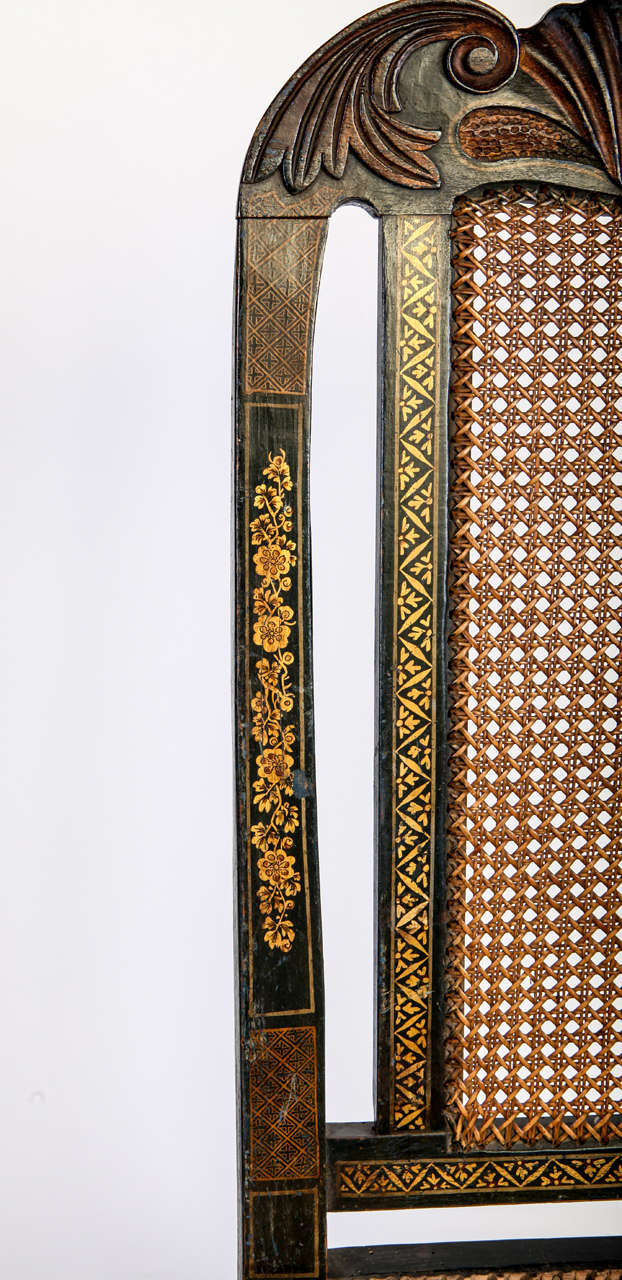 XVIIIe siècle Ensemble de six chaises de salle à manger du 18ème siècle, Angleterre, 1750 en vente