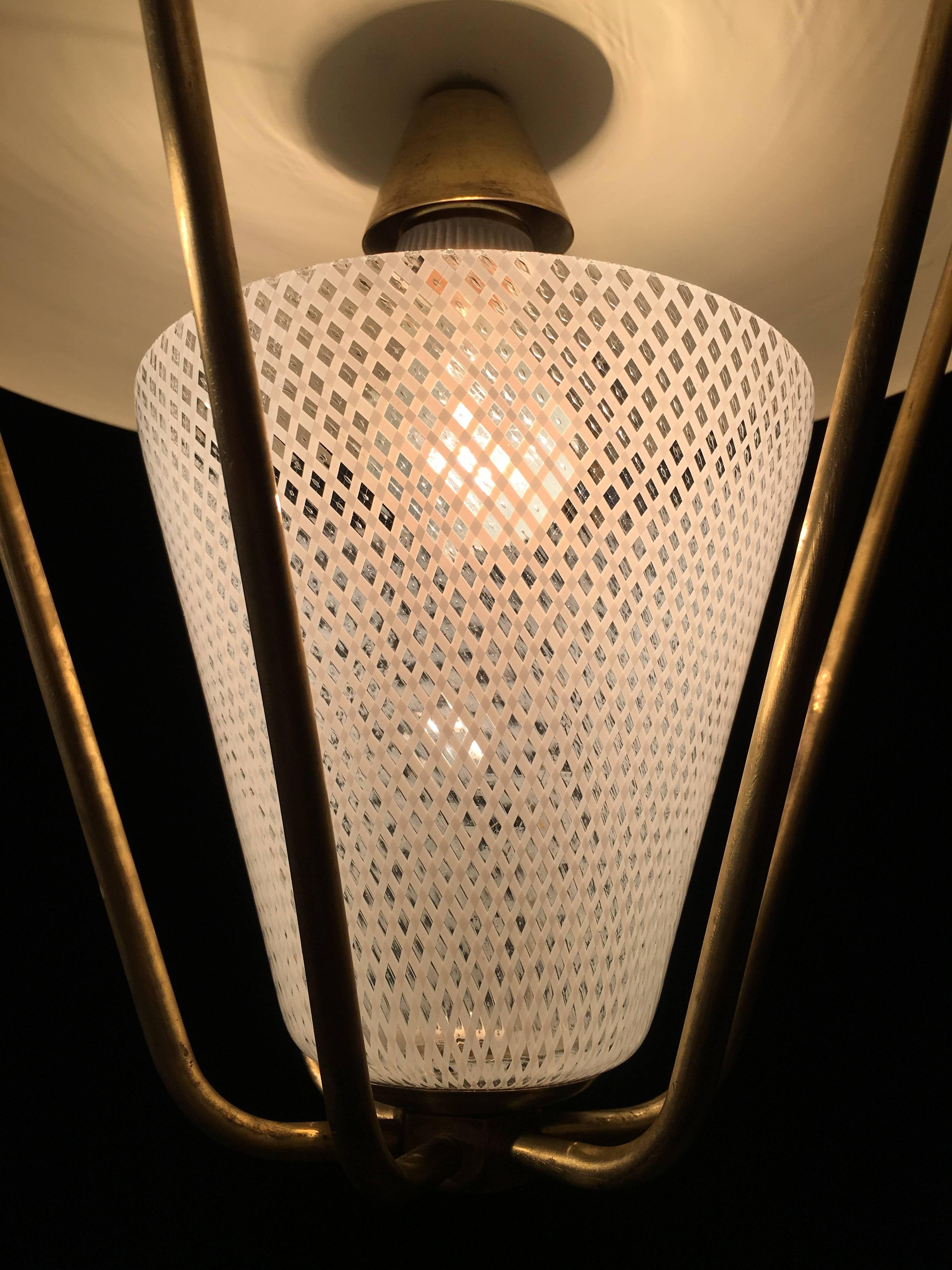 Mid-Century Modern Italian Midcentury Lantern Murano Glass 