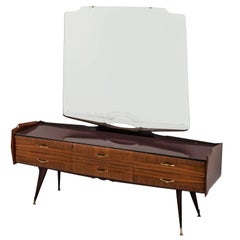 Splendid Italian Dresser in the Style of Paolo Buffa, circa 1950s