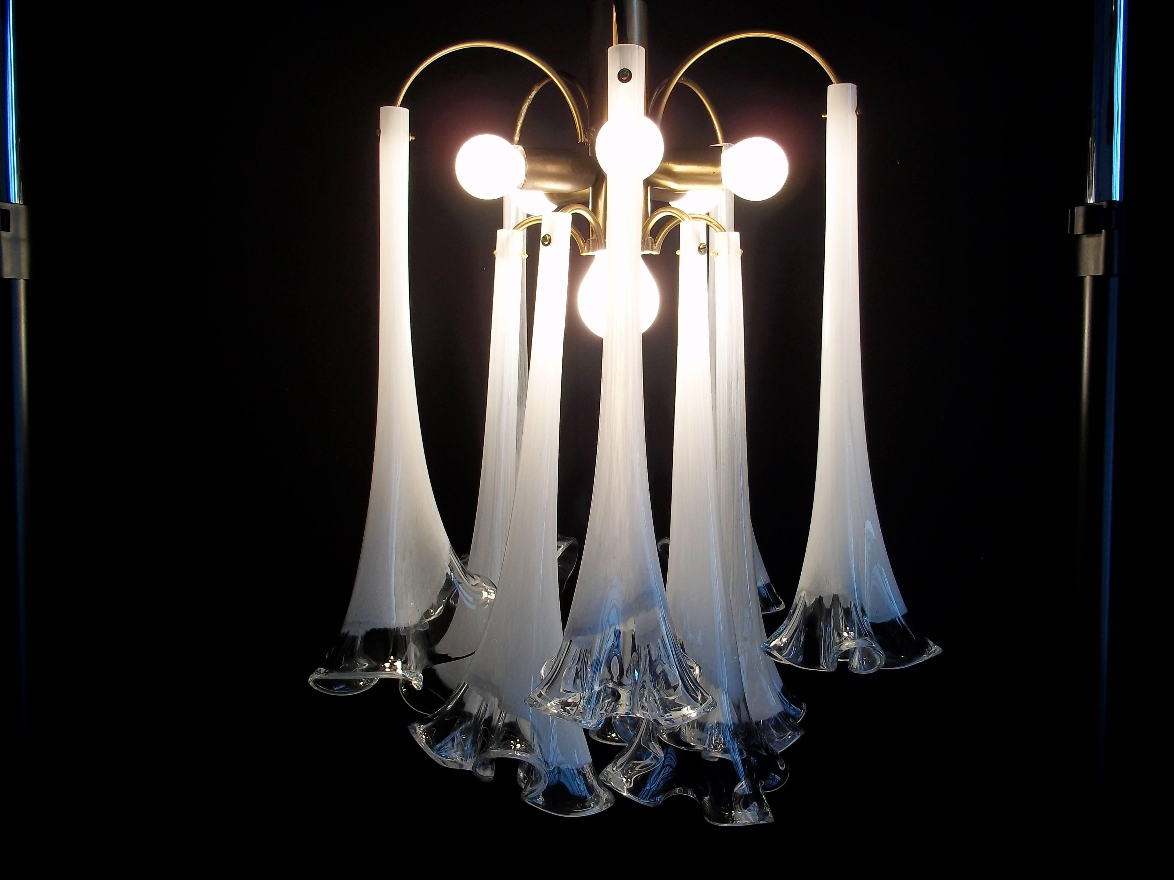 20th Century Murano Chandelier, 1970s For Sale