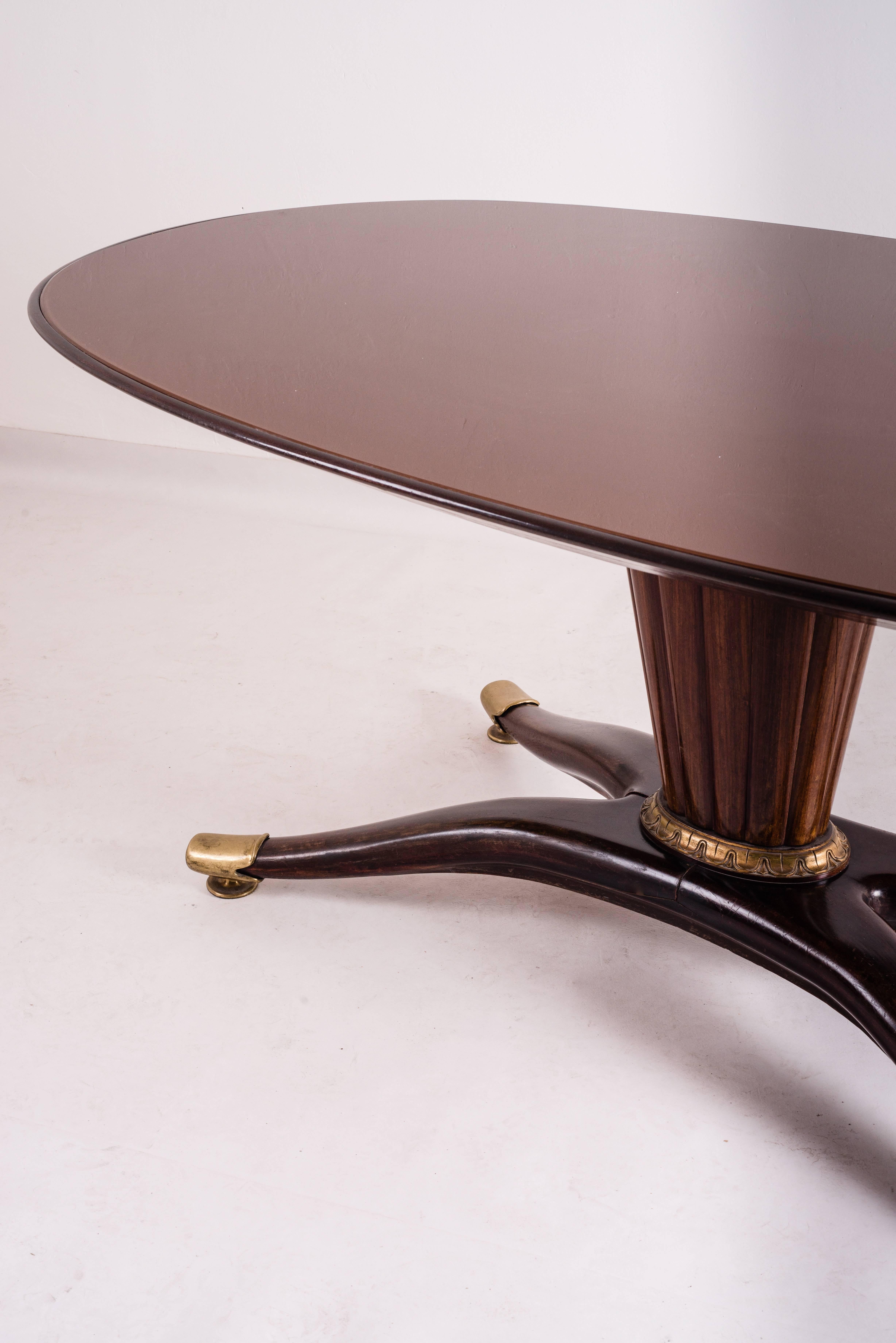Italian Mid -century Dining Table by Paolo Buffa, 1950s In Excellent Condition In Rome, IT