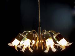 Murano-Kronleuchter von Vistosi, 1970er-Jahre