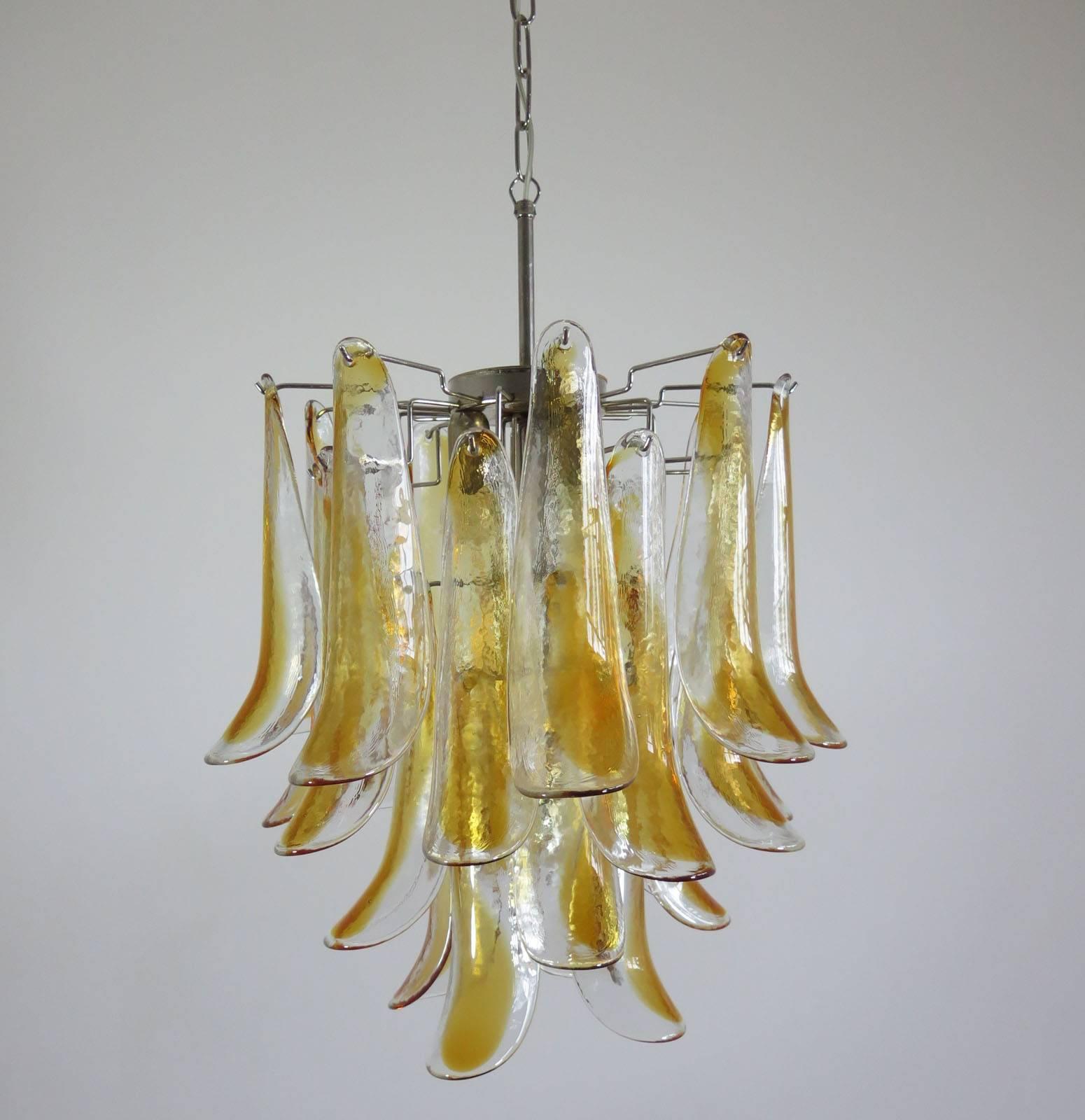 Pair of Charming Murano Chandelier, 1970s 4