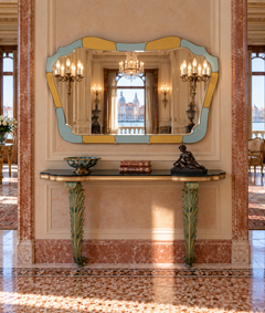 Stunning Art Deco Console Table with Matching Mirror, circa 1930s