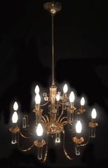 Fine Crystal Sciolari Chandelier, 1970s