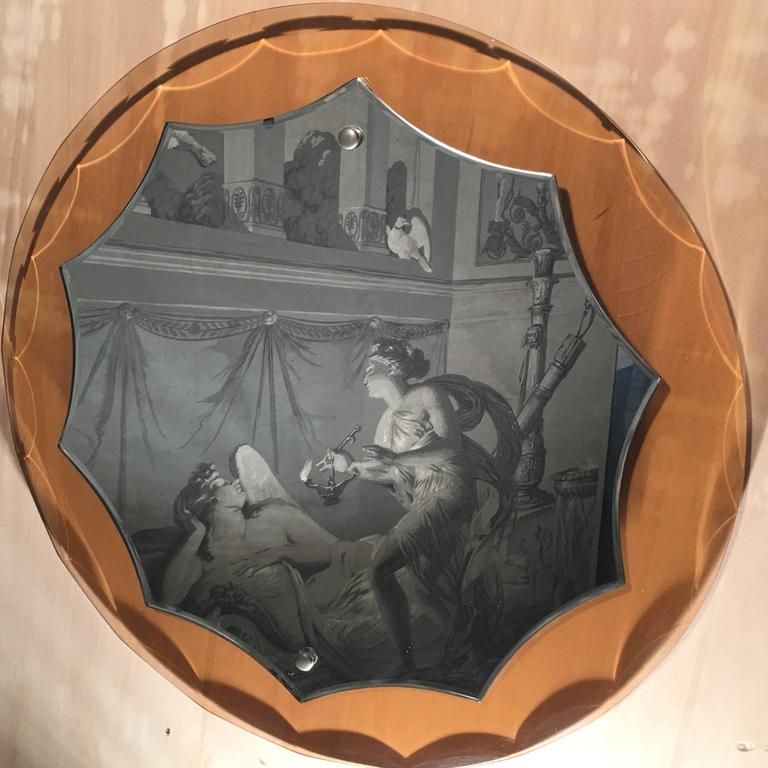 Mid-century Mirror Attributed to Max Ingrand for Fontana Arte, 1960s at