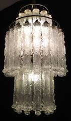 Superb Italian Murano Chandelier Venini Style, 1960s